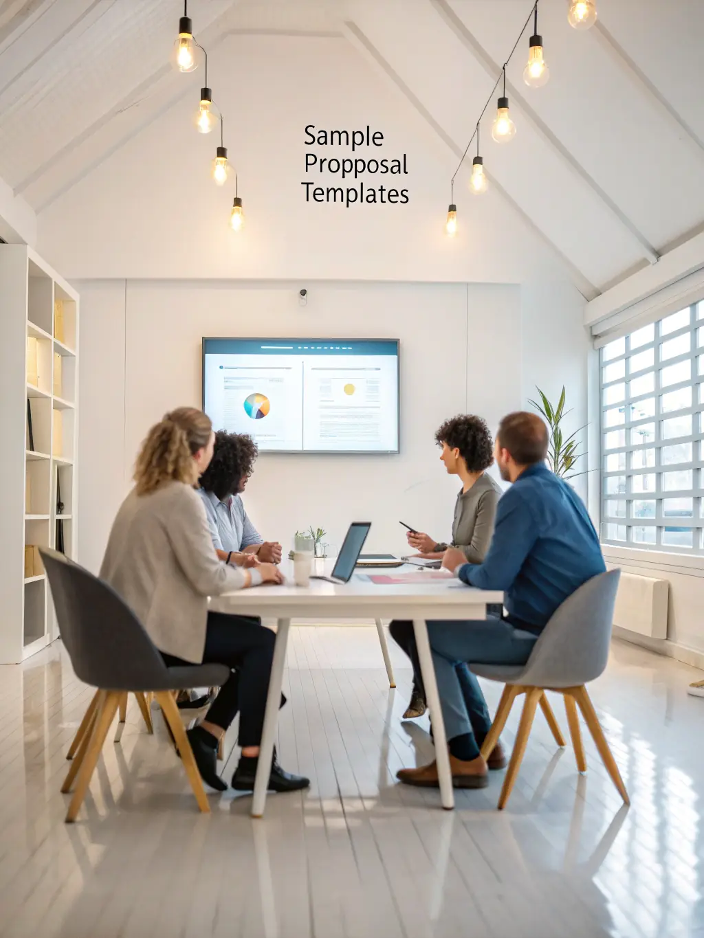 A photograph of a local business workshop in Vierzon, with entrepreneurs and business owners collaborating, sharing ideas, and learning new skills to grow their businesses.